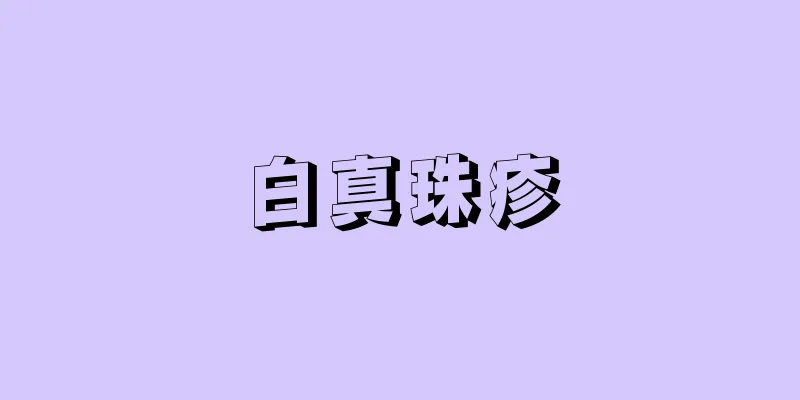 白真珠疹