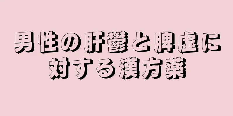 男性の肝鬱と脾虚に対する漢方薬