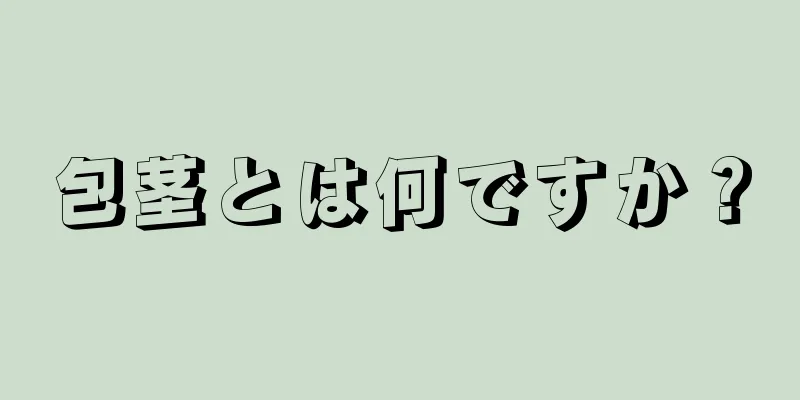 包茎とは何ですか？
