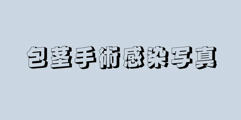 包茎手術感染写真