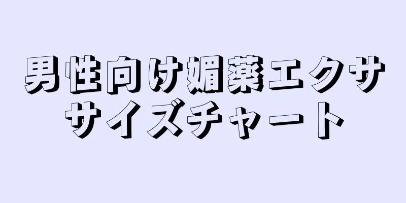 男性向け媚薬エクササイズチャート