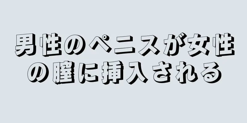 男性のペニスが女性の膣に挿入される