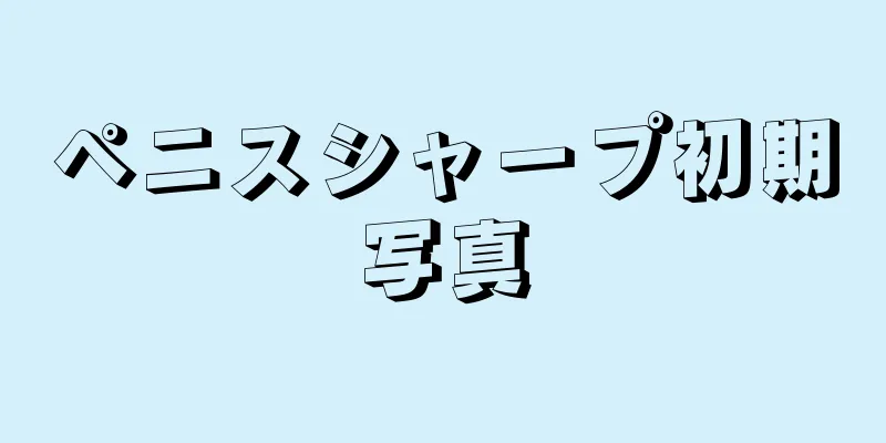 ペニスシャープ初期写真