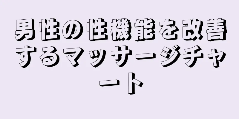 男性の性機能を改善するマッサージチャート