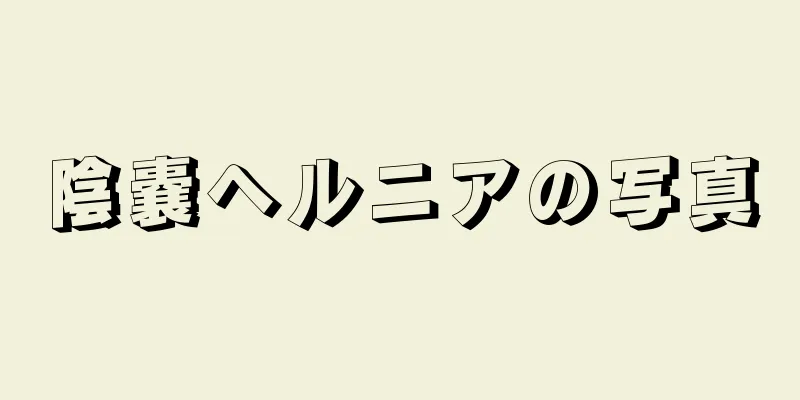 陰嚢ヘルニアの写真