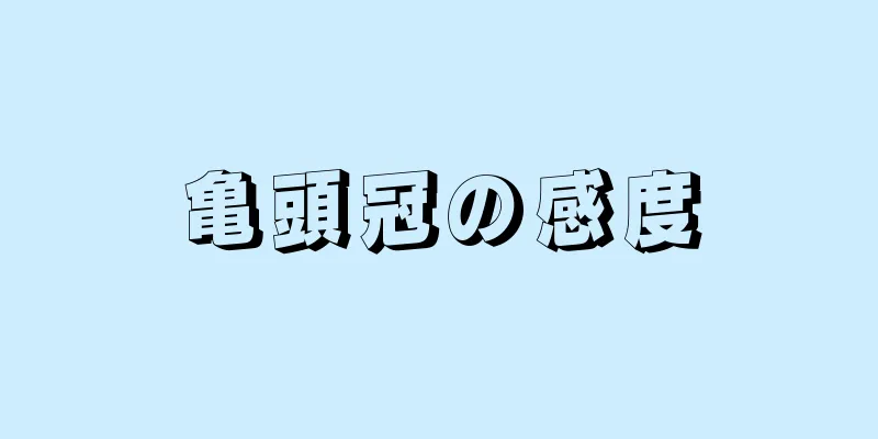 亀頭冠の感度