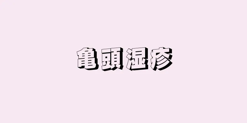 亀頭湿疹