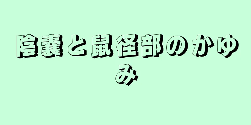 陰嚢と鼠径部のかゆみ