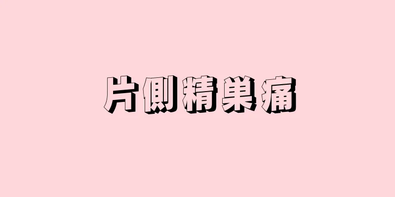 片側精巣痛