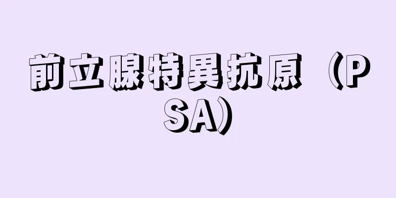 前立腺特異抗原（PSA）