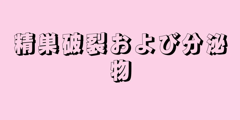 精巣破裂および分泌物