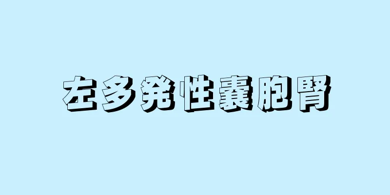 左多発性嚢胞腎