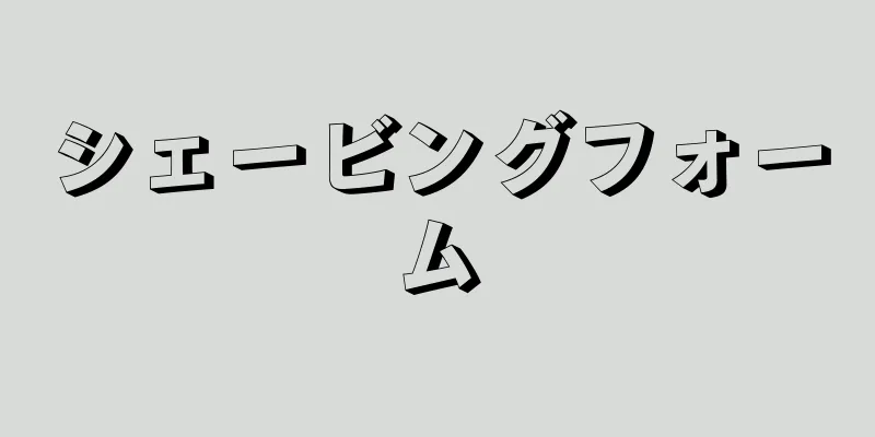 シェービングフォーム