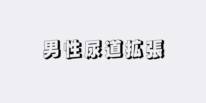 男性尿道拡張