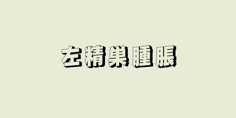 左精巣腫脹