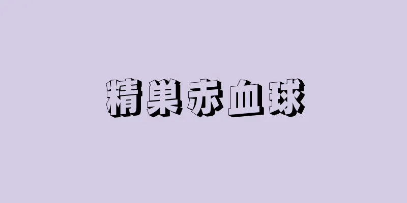 精巣赤血球