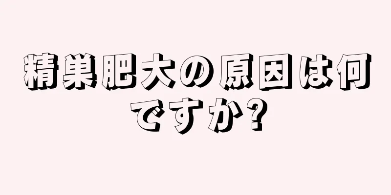 精巣肥大の原因は何ですか?