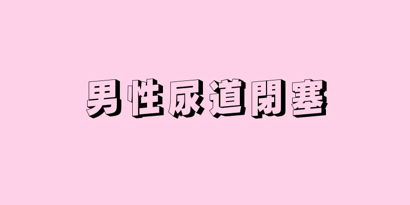 男性尿道閉塞