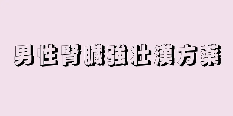 男性腎臓強壮漢方薬