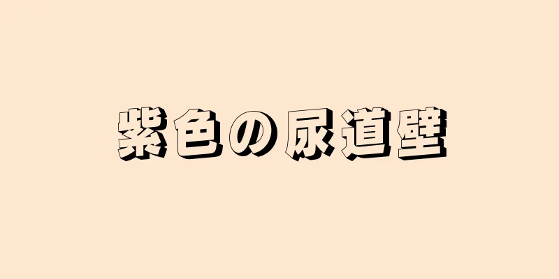 紫色の尿道壁