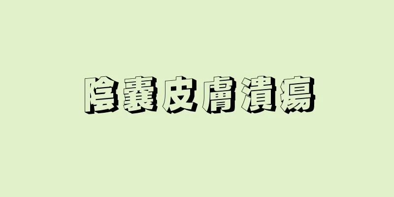 陰嚢皮膚潰瘍