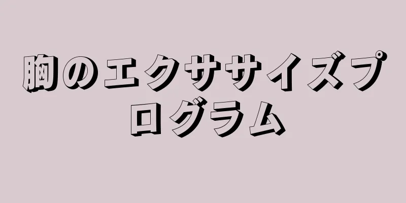 胸のエクササイズプログラム