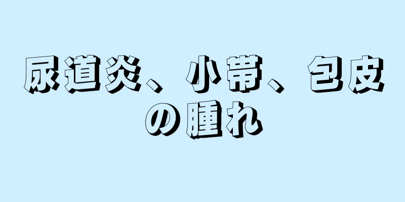 尿道炎、小帯、包皮の腫れ