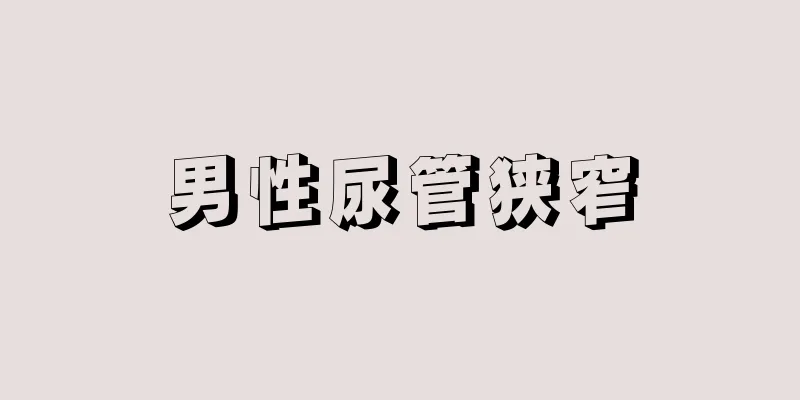 男性尿管狭窄