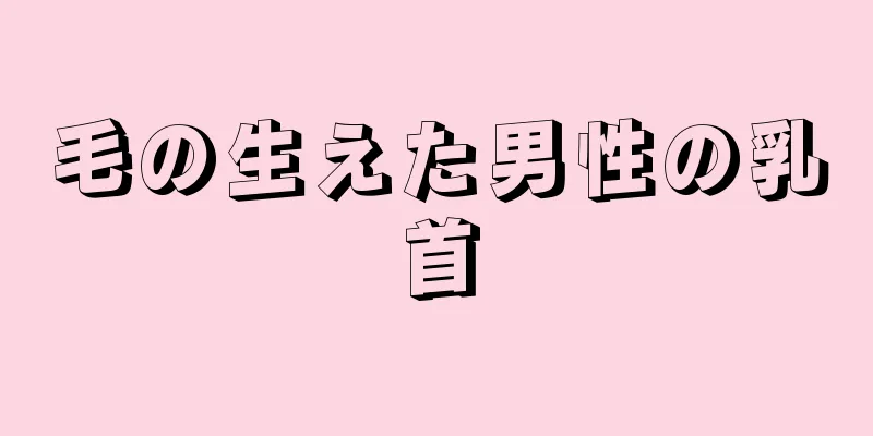 毛の生えた男性の乳首