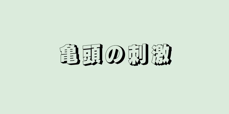 亀頭の刺激
