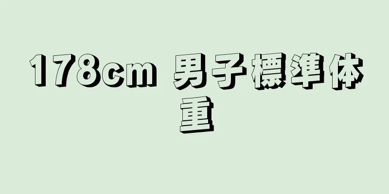 178cm 男子標準体重