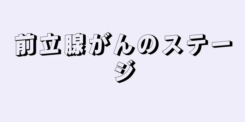 前立腺がんのステージ