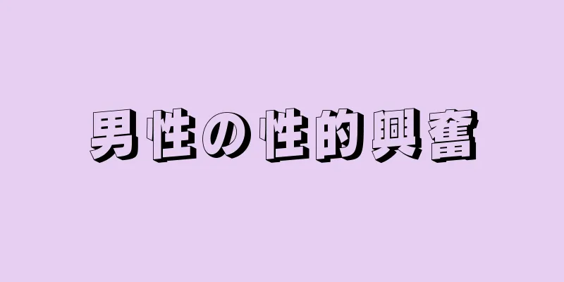 男性の性的興奮