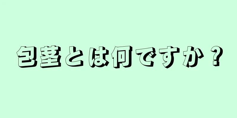 包茎とは何ですか？