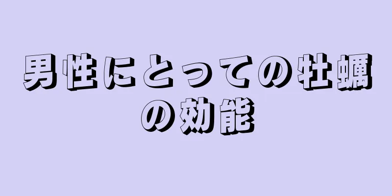 男性にとっての牡蠣の効能