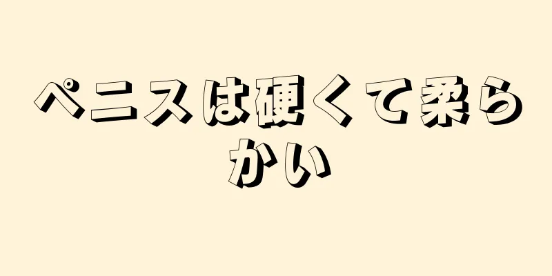 ペニスは硬くて柔らかい