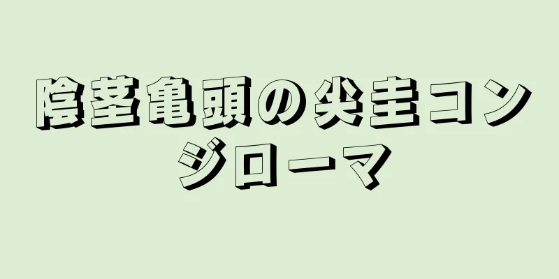 陰茎亀頭の尖圭コンジローマ