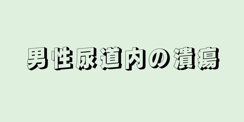 男性尿道内の潰瘍