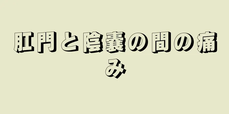 肛門と陰嚢の間の痛み