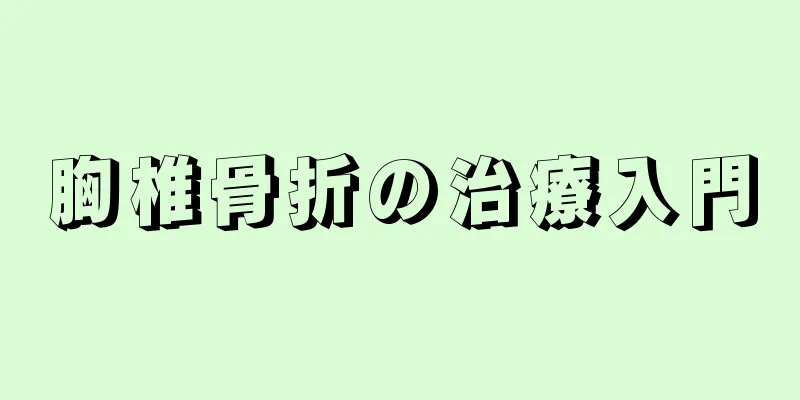 胸椎骨折の治療入門