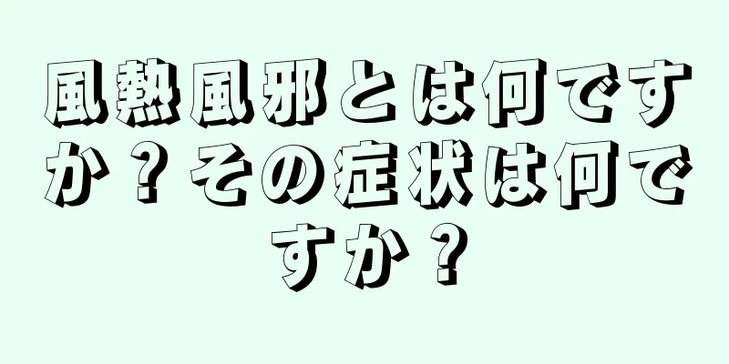 風熱風邪とは何ですか？その症状は何ですか？