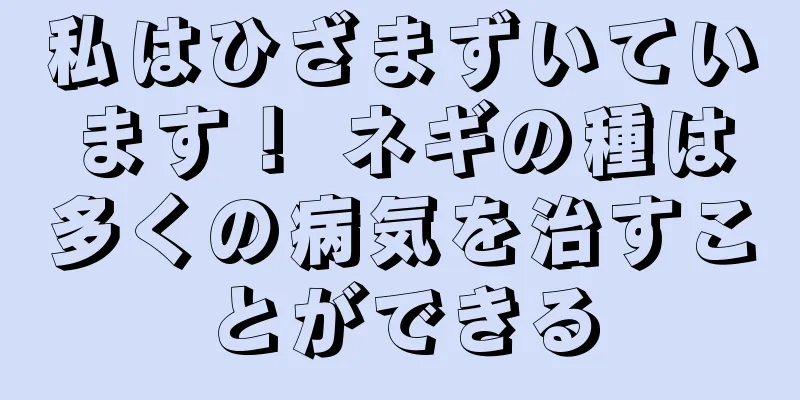 私はひざまずいています！ ネギの種は多くの病気を治すことができる