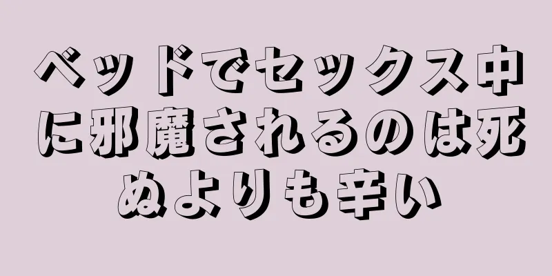 ベッドでセックス中に邪魔されるのは死ぬよりも辛い