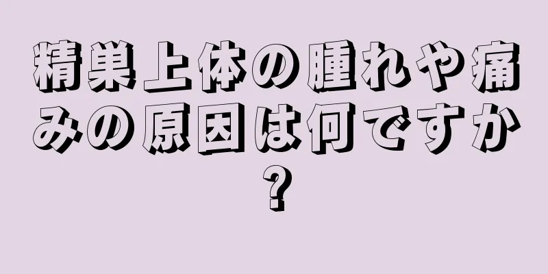 精巣上体の腫れや痛みの原因は何ですか?