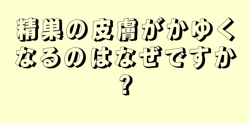 精巣の皮膚がかゆくなるのはなぜですか?