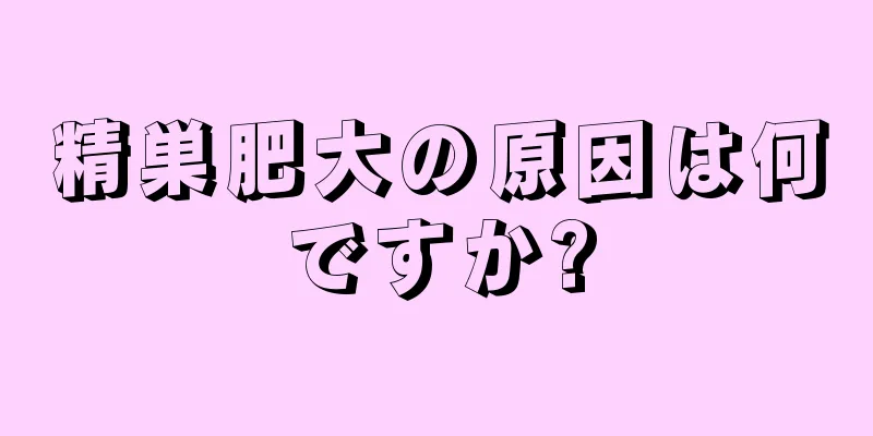 精巣肥大の原因は何ですか?
