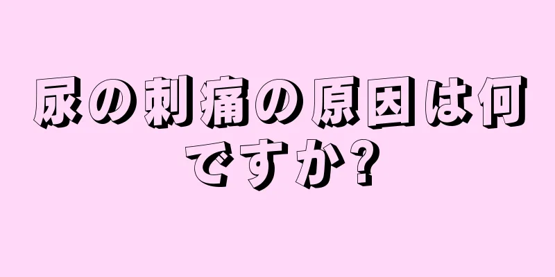 尿の刺痛の原因は何ですか?