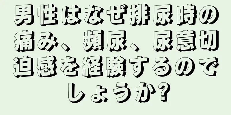 男性はなぜ排尿時の痛み、頻尿、尿意切迫感を経験するのでしょうか?