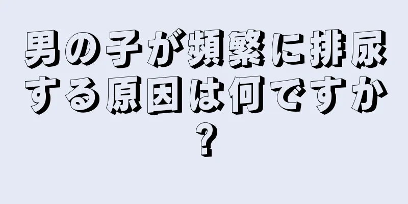 男の子が頻繁に排尿する原因は何ですか?