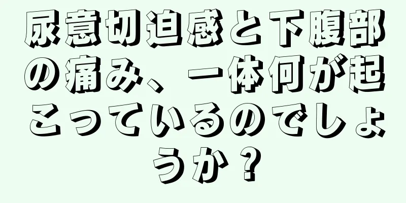 尿意切迫感と下腹部の痛み、一体何が起こっているのでしょうか？